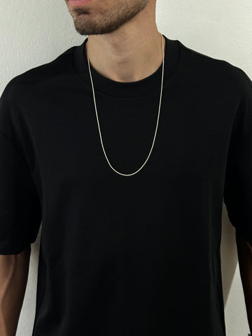 Corrente Fizzy Masculina em Prata 925