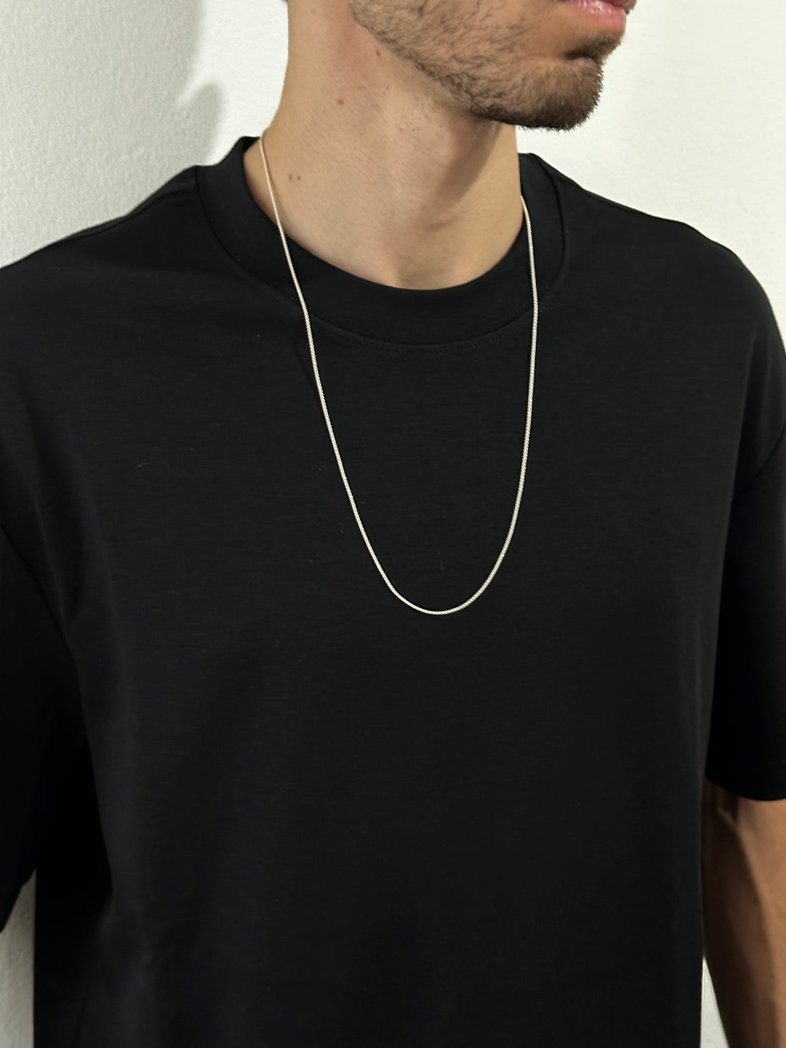 Corrente Fizzy Masculina em Prata 925